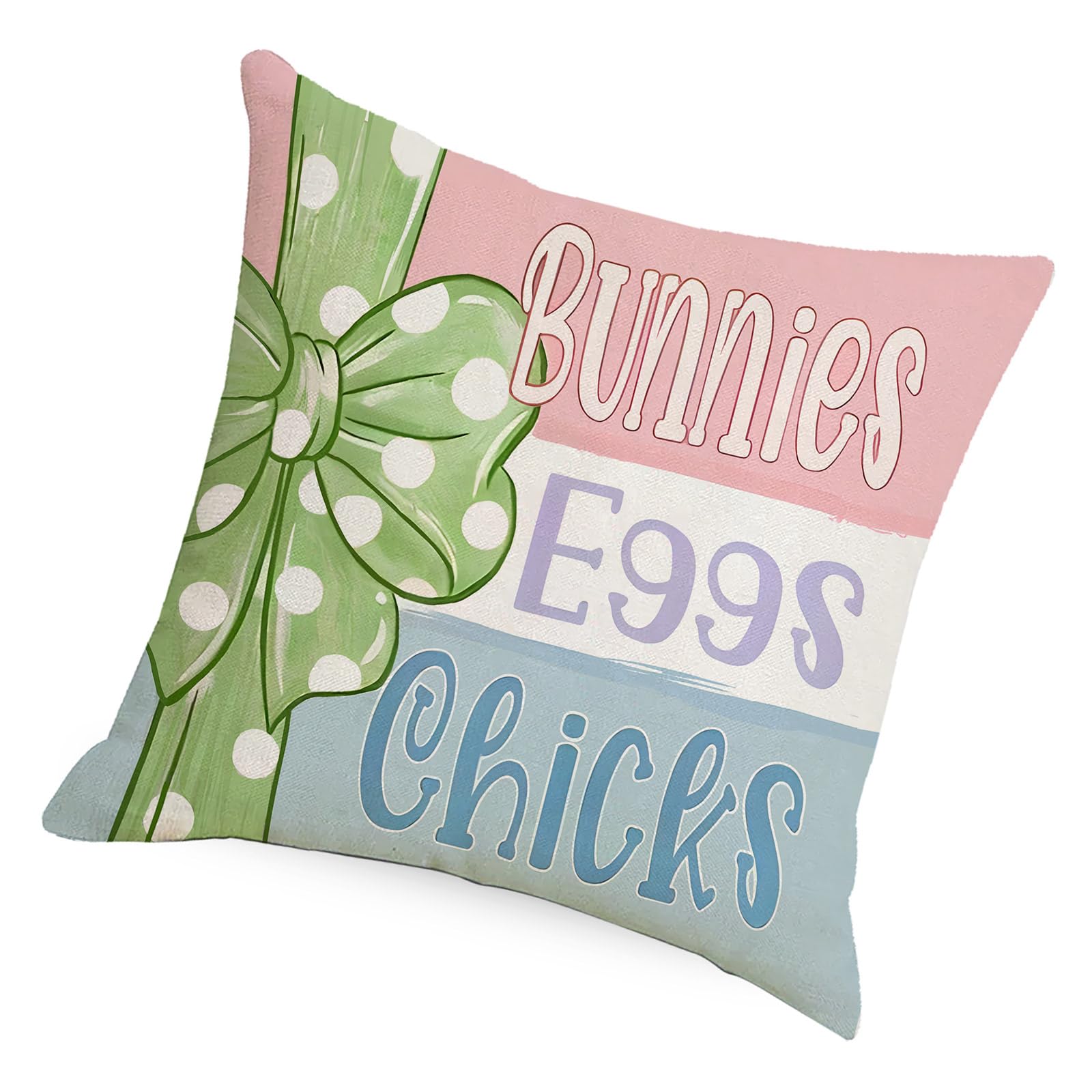 Jazuaiao Pillowcase Easter Pillow Case Decorative Pillow Sleeve for Long Time Use in Any Room Decoration Easter Party Decoration