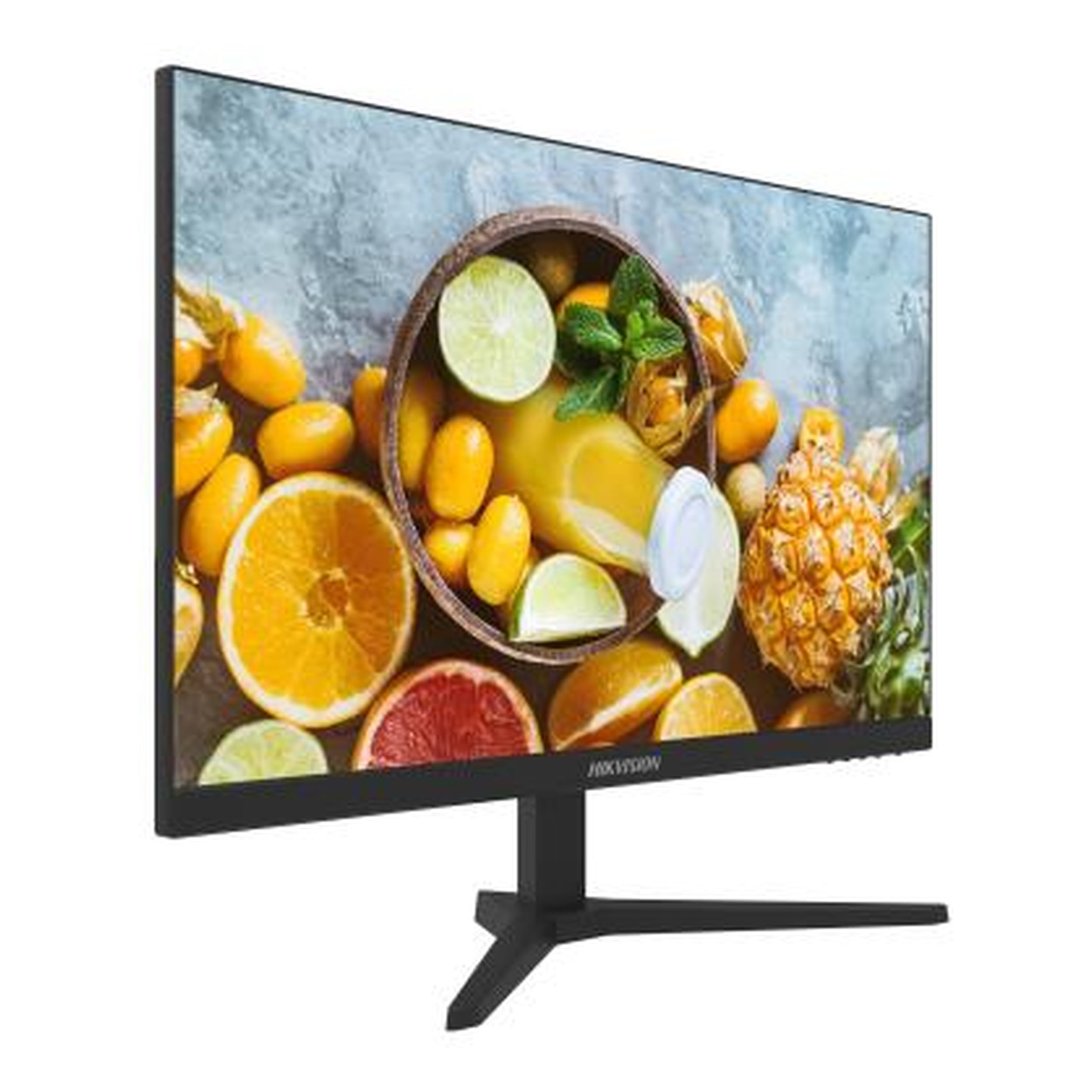 Hikvision Monitor 23,8" 1920 x 1080P. Ingresso HDMI/VGA. angolo di visione: 178°/178°. involucro in plastica .VESA 100x 100mm. supporto da tavolo incluso. uso 24/7