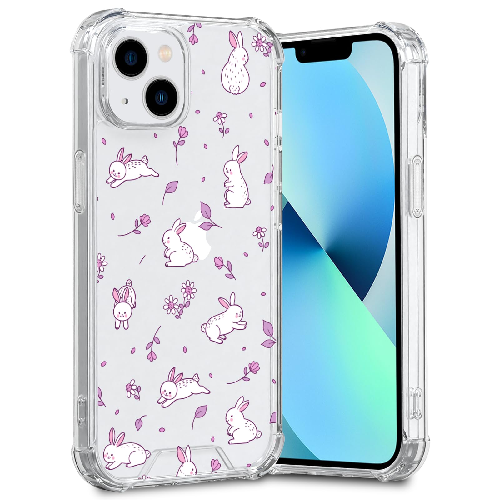 Amazon.com: FANXI Purple Rabbit Phone Case Compatible with iPhone