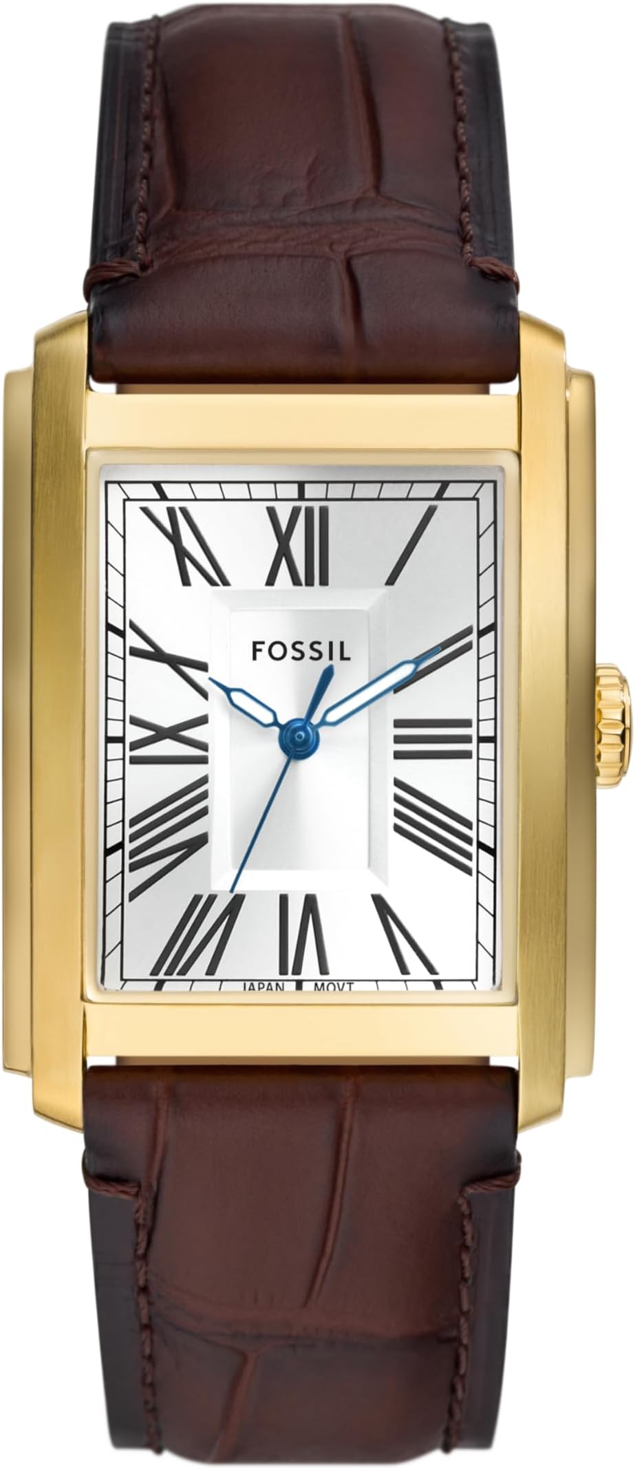 Fossil Carraway Three-Hand Croco Leather Watch - FS6011
