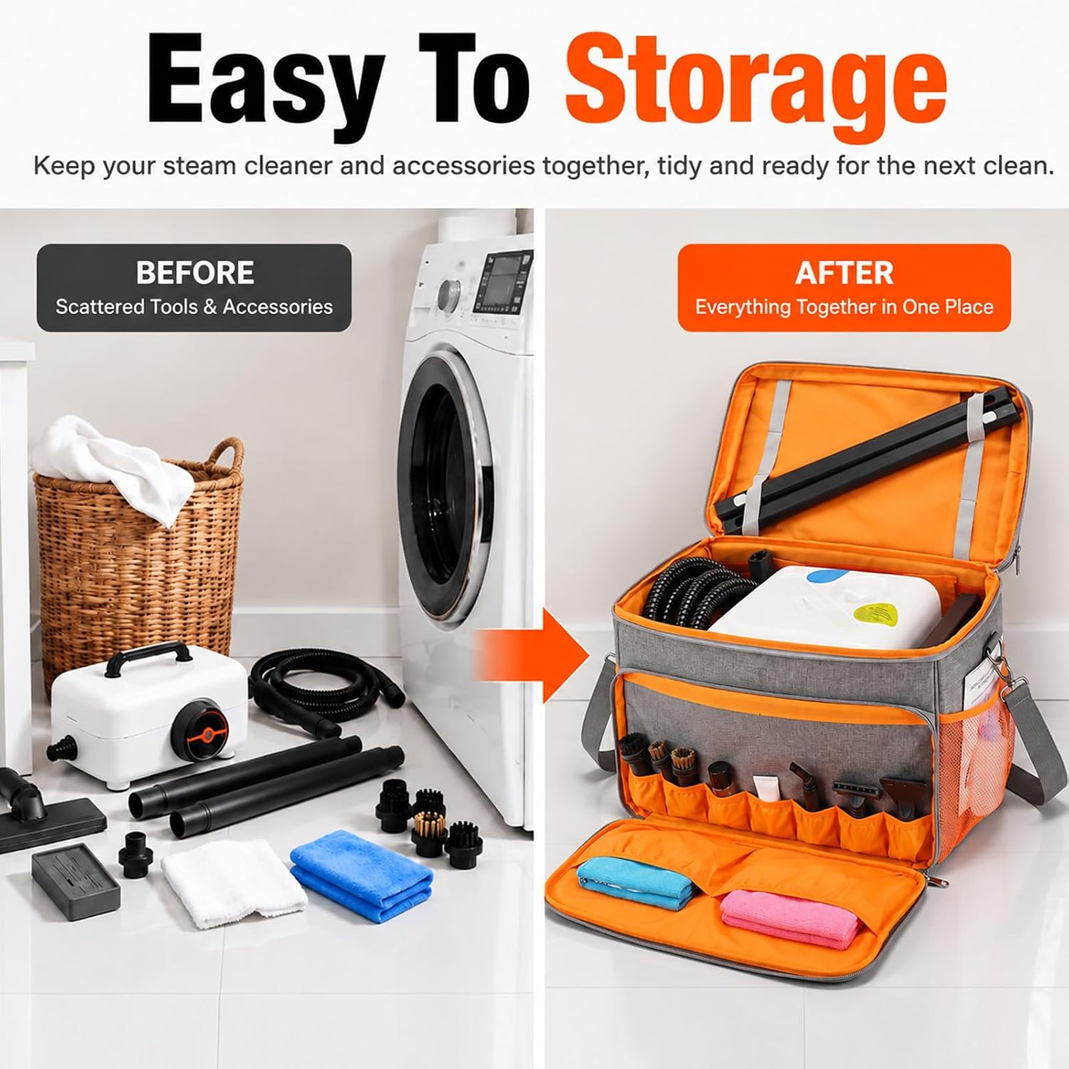 Aliceset Steam Cleaner Storage Bag Compatible with Dupray Neat & Neat Plus
