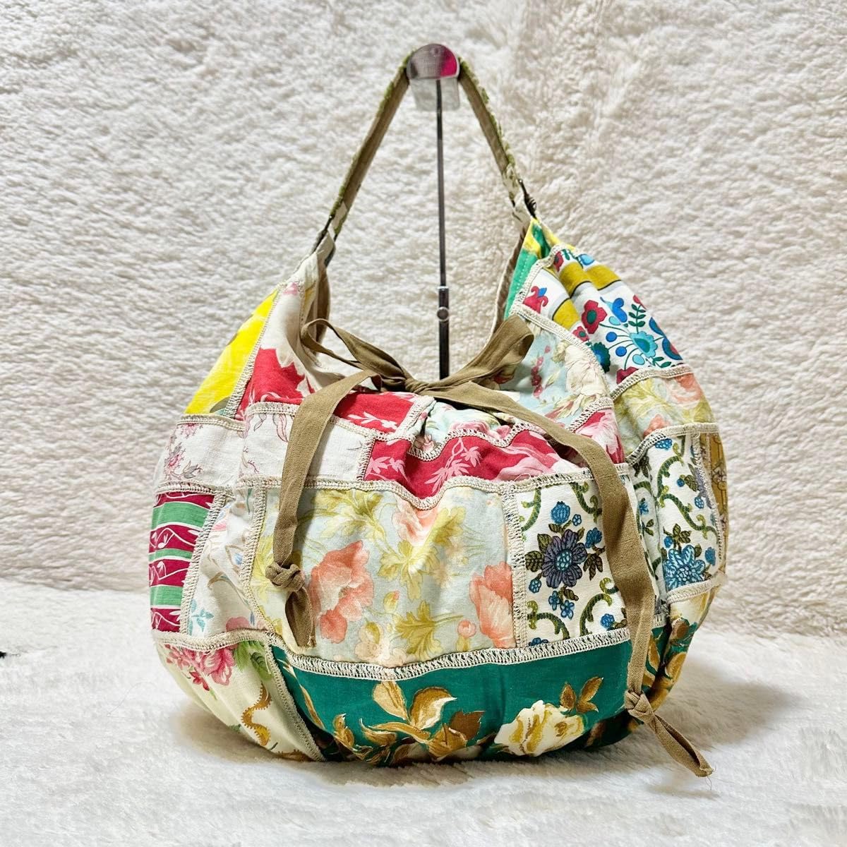 Amazon.co.jp: 希少? les habits neufs レザビヌフ かぼちゃバッグ  