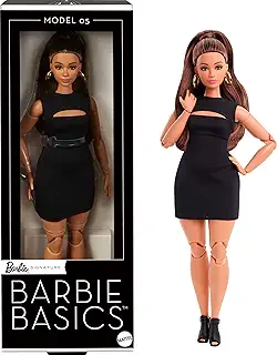 バービー(Barbie) ベーシック ポニーテール シグネチャー BLACK きせかえ人形・ハウス バービー人形 6歳から JBH73