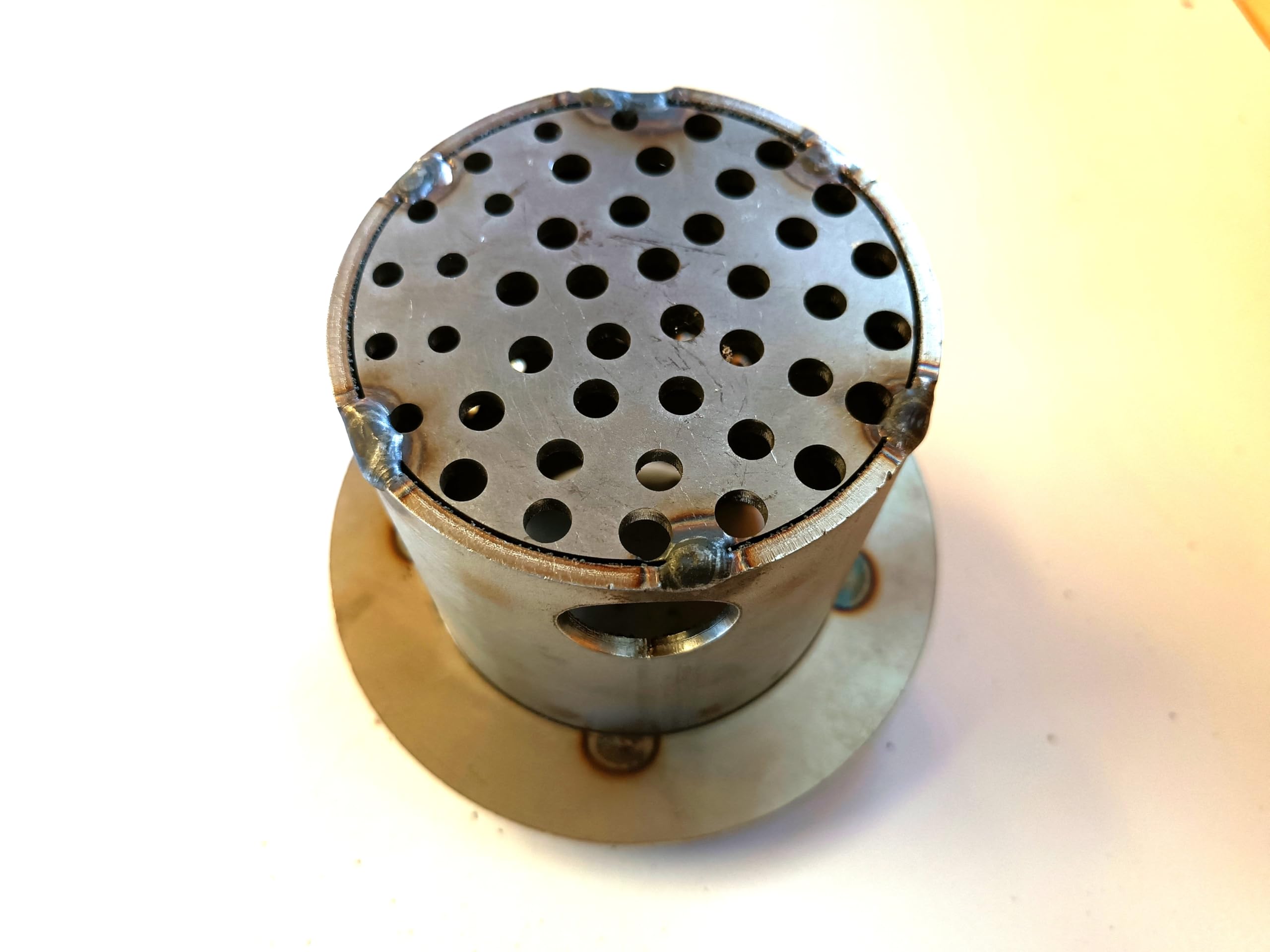 Braciere in Acciaio AISI 304 per Stufa Pellet Laminox Elisa GOST, Diametro 80mm