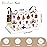 HUNRUNG Rectangle Storage Basket Cute Canvas Organizer Bin for Pet/Children Toys, Books, Clothes Perfect for Rooms/Playroom(REC-Candy Pumpkin)