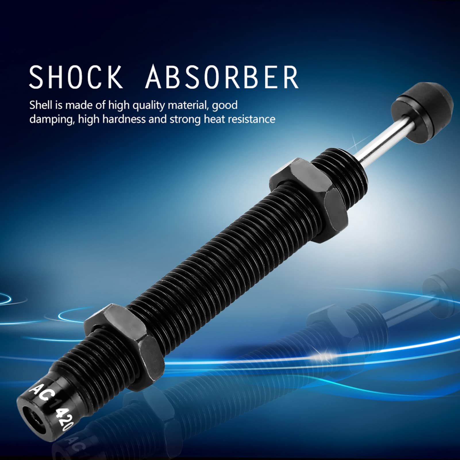 M14 Pneumatyczne, części samochodowe 20 Mm Z REGULACJĄ Z MONOTUBĄ X ABSORPEREM CIŚNIENIA OLEJU DO CYLINGU POWIETRZA AC1420 2