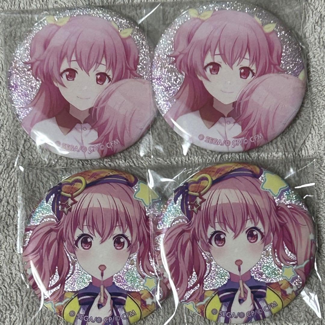 Amazon.co.jp: 桃井愛莉 カラフェス グリッター缶バッジ : おもちゃ