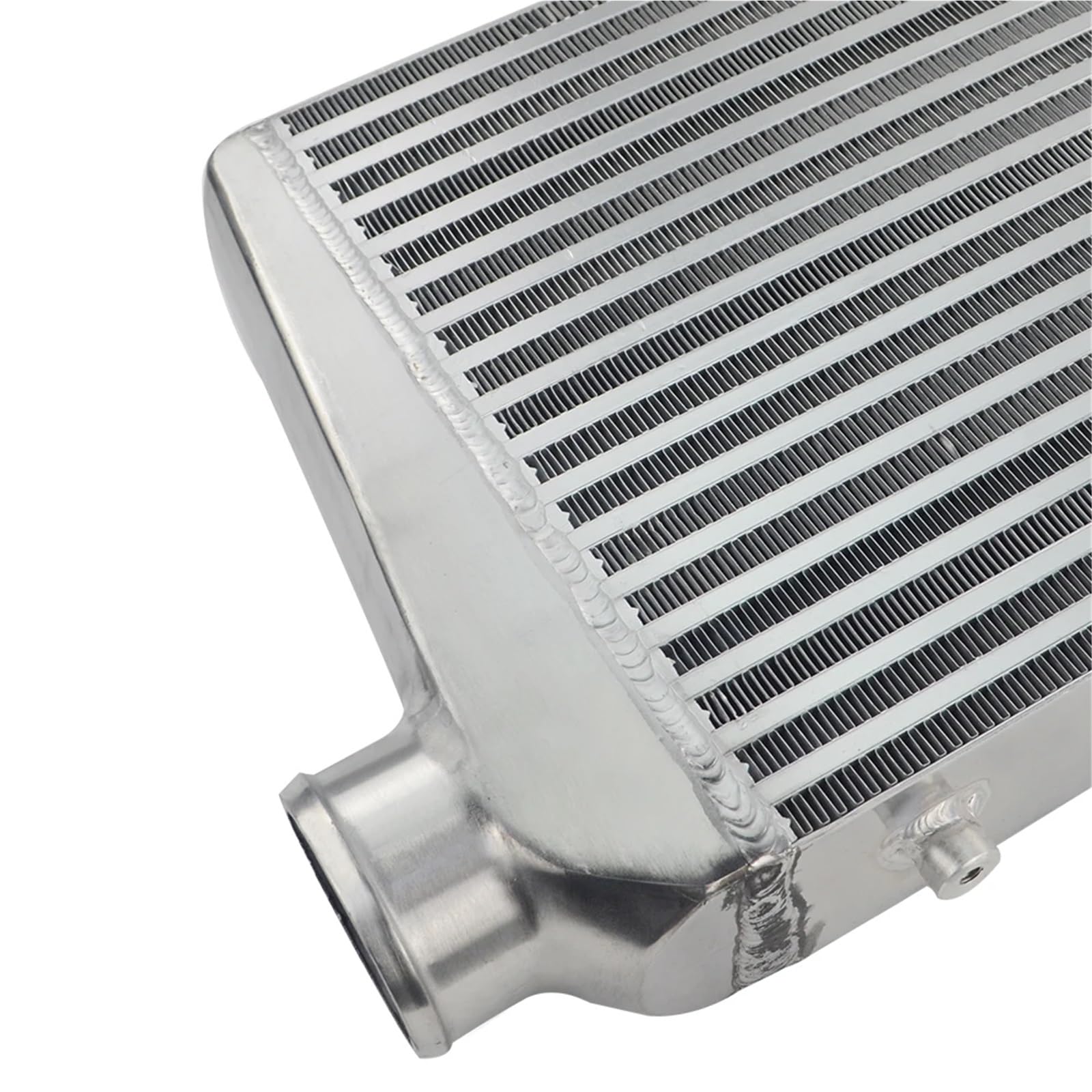 Wentylatory chłodnicy silnika samochodowego 600 * 300 * 76mm Uniwersalny intercooler turbo z płytą i średnicą zewnętrzną 2,5" z mocowaniem przednim LZ-IN816-25 chłodzenia silnika(3.0inch)