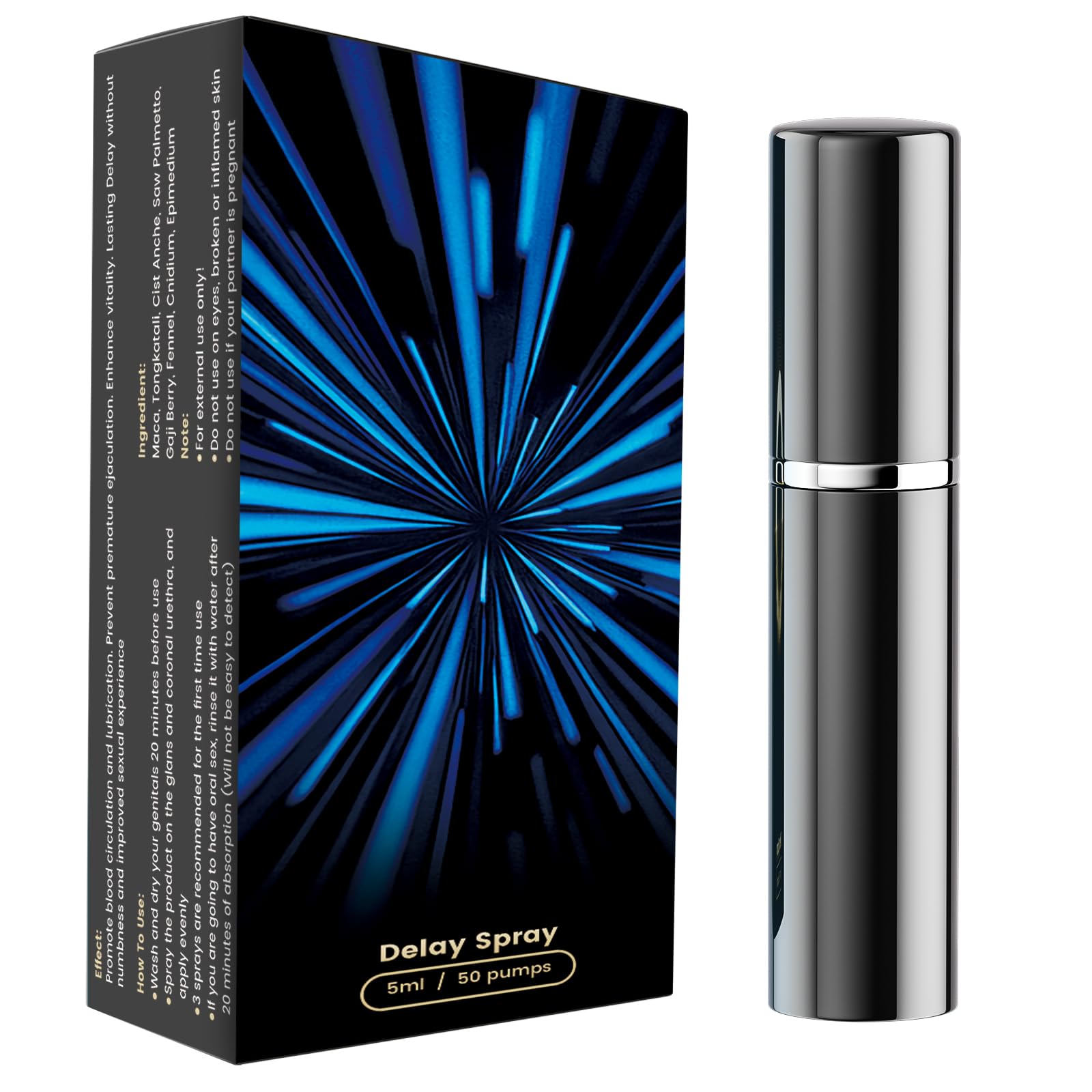 Spray Retardant d'éjaculation homme，Prolonge Efficacement Le Temps Des Hommes Et Augmente Le Confort，Aidez-le à durer plus longtemps au lit Huile de (S)