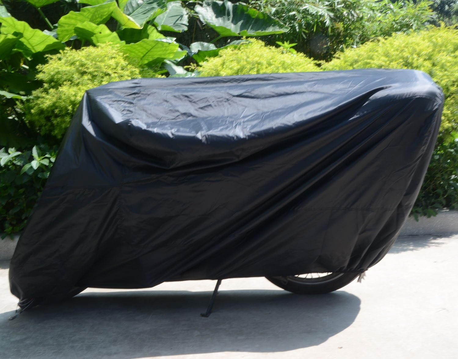 Scooter Cover with Lock FLR Black XL Scooter Covers 150cc for Rainy Weather (XL Black)