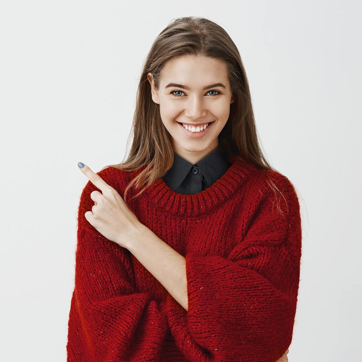 Syhood Fake Collar Detachable Collars Women's Half False Shirt Neckband Dickey Tops Collar for Women - Image 5