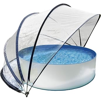 Steinbach Cabrio Dome Gazebo Garden Canopy 440 x 220 cm Black