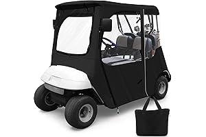EZGO TXT Enclosure Deluxe 2-Passenger Golf Cart Driving Enclosure