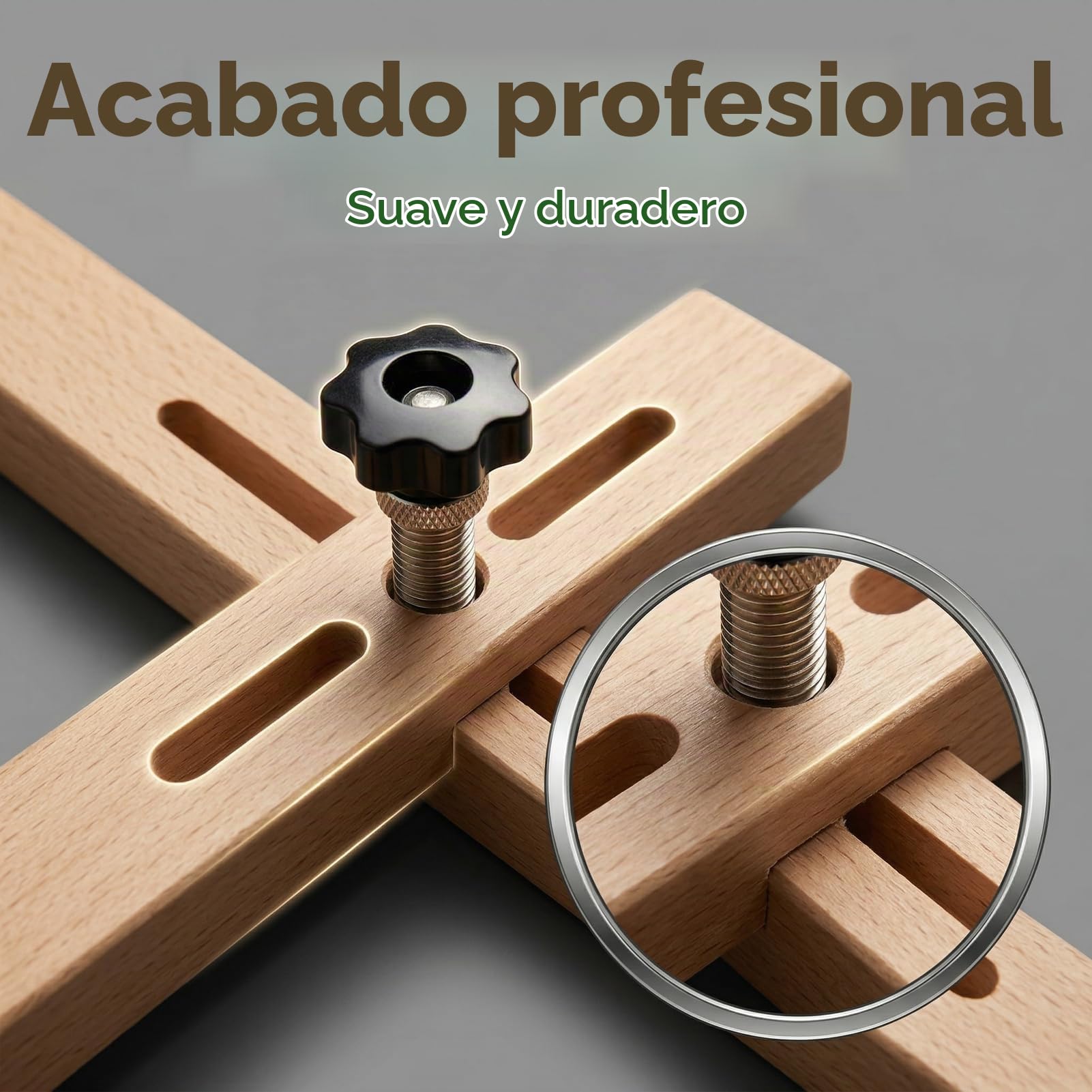Bastidor de Madera para Bordar 60x100cm, Kit de Bastidor de Bordado de Punto de Cruz Cuadrado Soporte de Bordado Ajustable Accesorio de Costura DIY Para Bordar Coser Punto de Cruz