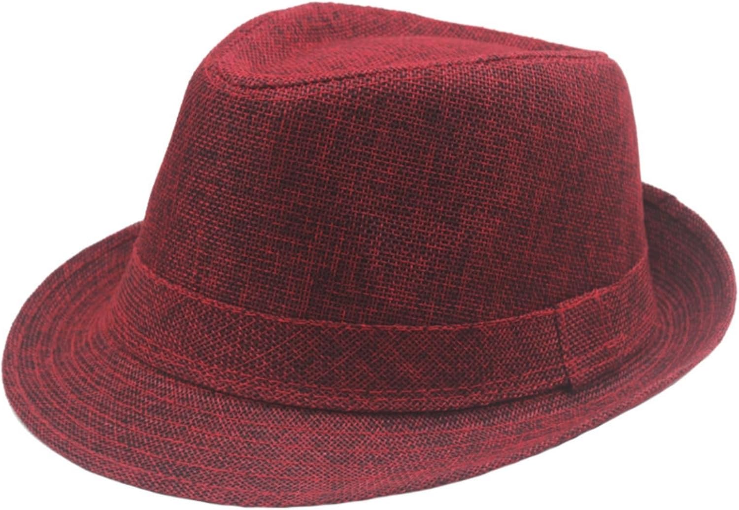 Fedora Hat Summer Classic Jazz Hat Outdoor Sunshade Cap Panama Jazz Cap Men Women