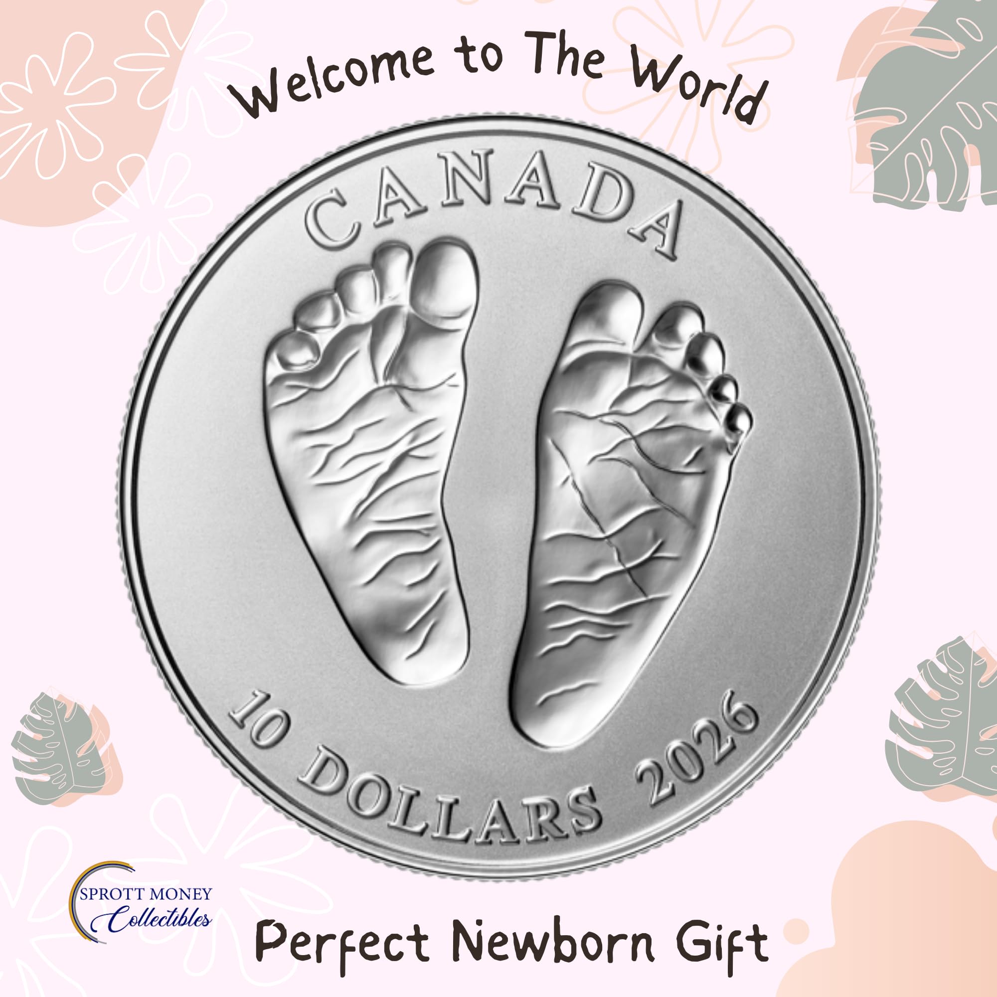 Sprott Money Collectibles 2026 Welcome to The World 1/2 oz Pure