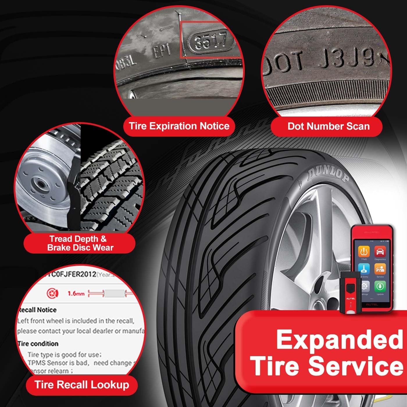 Autel MaxiTPMS ITS600Pro TPMS Programming Tool with Full TPMS, 2025 Upgrade of ITS600, All System Diagnostics with AutoSCAN, 36+ Services, Free Lifetime TPMS Updates, Work with TBE200/TBE100