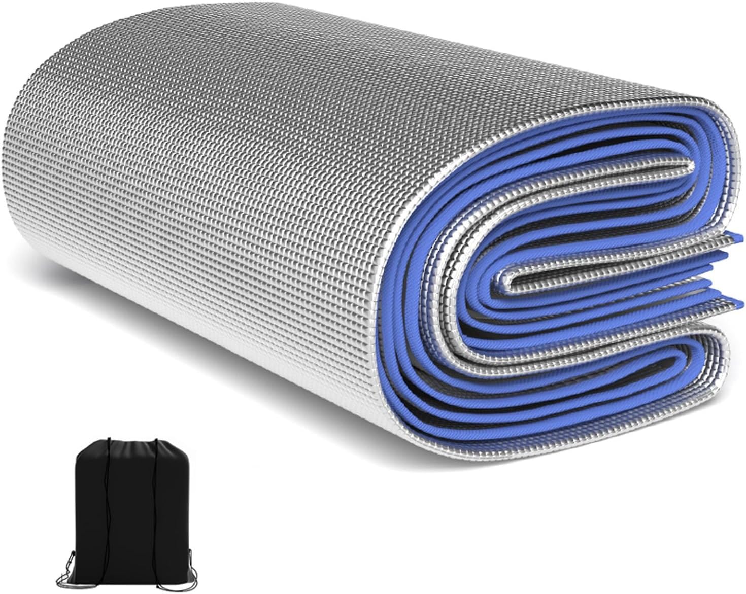 Aluminium Sleeping Mat Foam Mats,Sleeping Mat 4mm Thick Outdoor Double-Sided Moisture-Proof Foldable Tent for Camping Insulated Mat