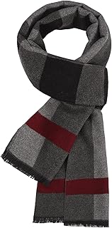 Sponsored You’re seeing this ad based on the product’s relevance to your search query.Learn more about this advertisement Niwicee Men's Plaid Scarf Men's Winter Stripes Warm Men's Scarf Autumn Long Winter Scarf Elegant Men's Scarf 180 x 30 cm