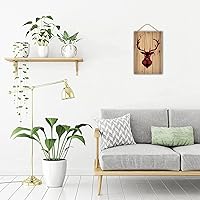 Vista 4 de KDLY Letrero de madera con texto en inglés «Welcome Kindly Remove Your Shoes Once Inside Thank You» para decoración del hogar, puerta y pared, «Keep