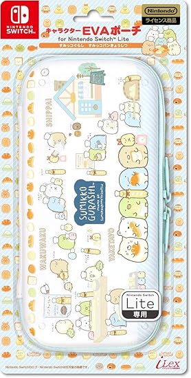 Amazon 任天堂ライセンス商品 ニンテンドースイッチlite用キャラクターevaポーチ For ニンテンドーswitch Lite すみっコぐらし すみっコパンきょうしつ Switch ゲーム
