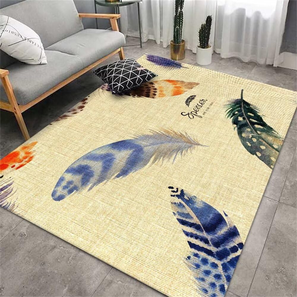 Kinderzimmer Teppich Moderne Geometrie, Mode, Einfachheit, Wohnzimmer, Sofa, Schlafzimmer, Anti-Rutsch Teppich Bettumrandung Gelb Rugs for Bedroom Baby Teppich 180X250CM
