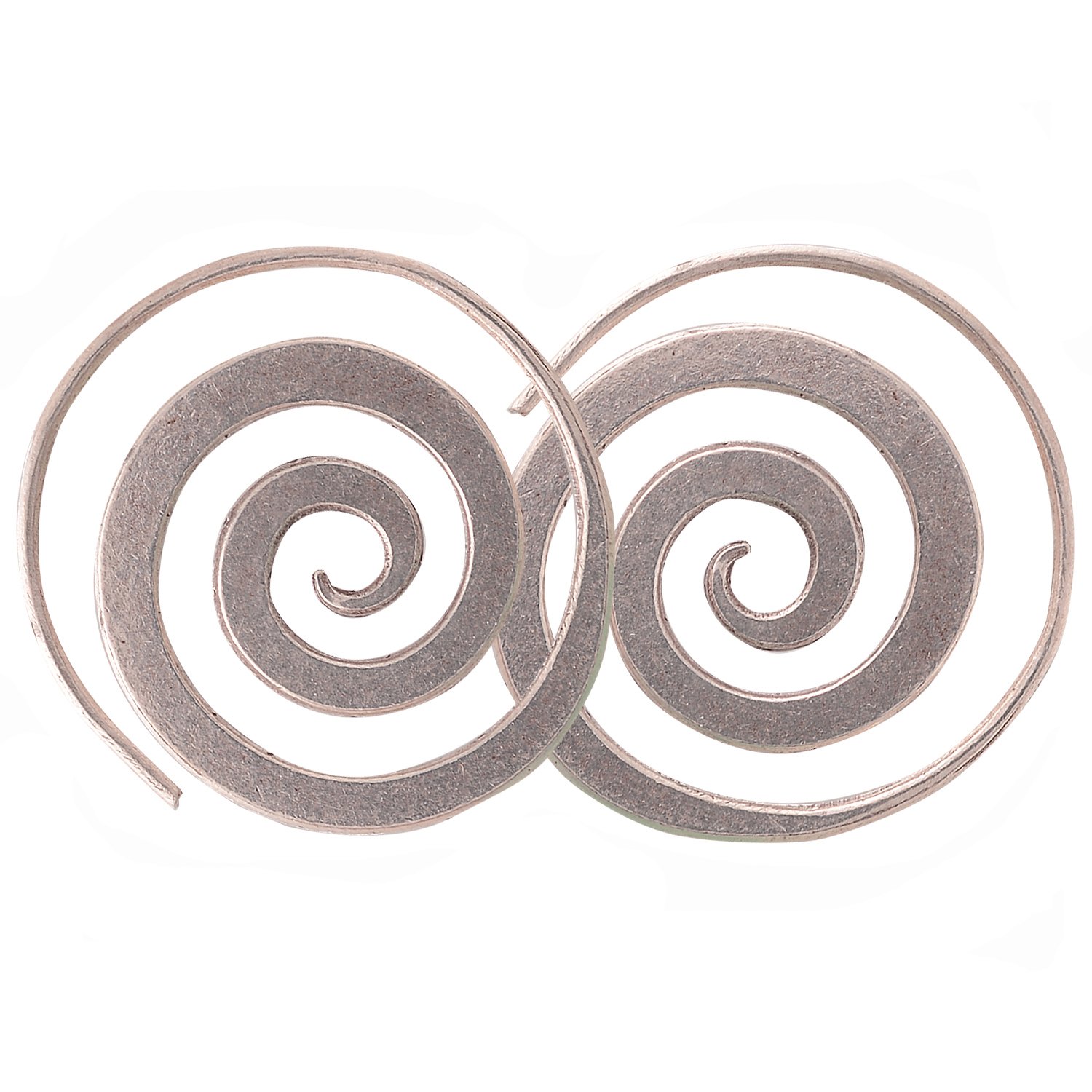 Karen Hill Tribe EarringBeautiful Coil Earrings Karen Hill Tribe Pure Silver