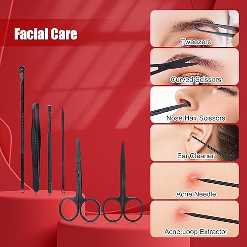 Miniatura 4 de Juego de manicura juego de cuidado de uñas de acero inoxidable herramienta de aseo profesional para cortaúñas encarnadas kit de pedicura y cortador