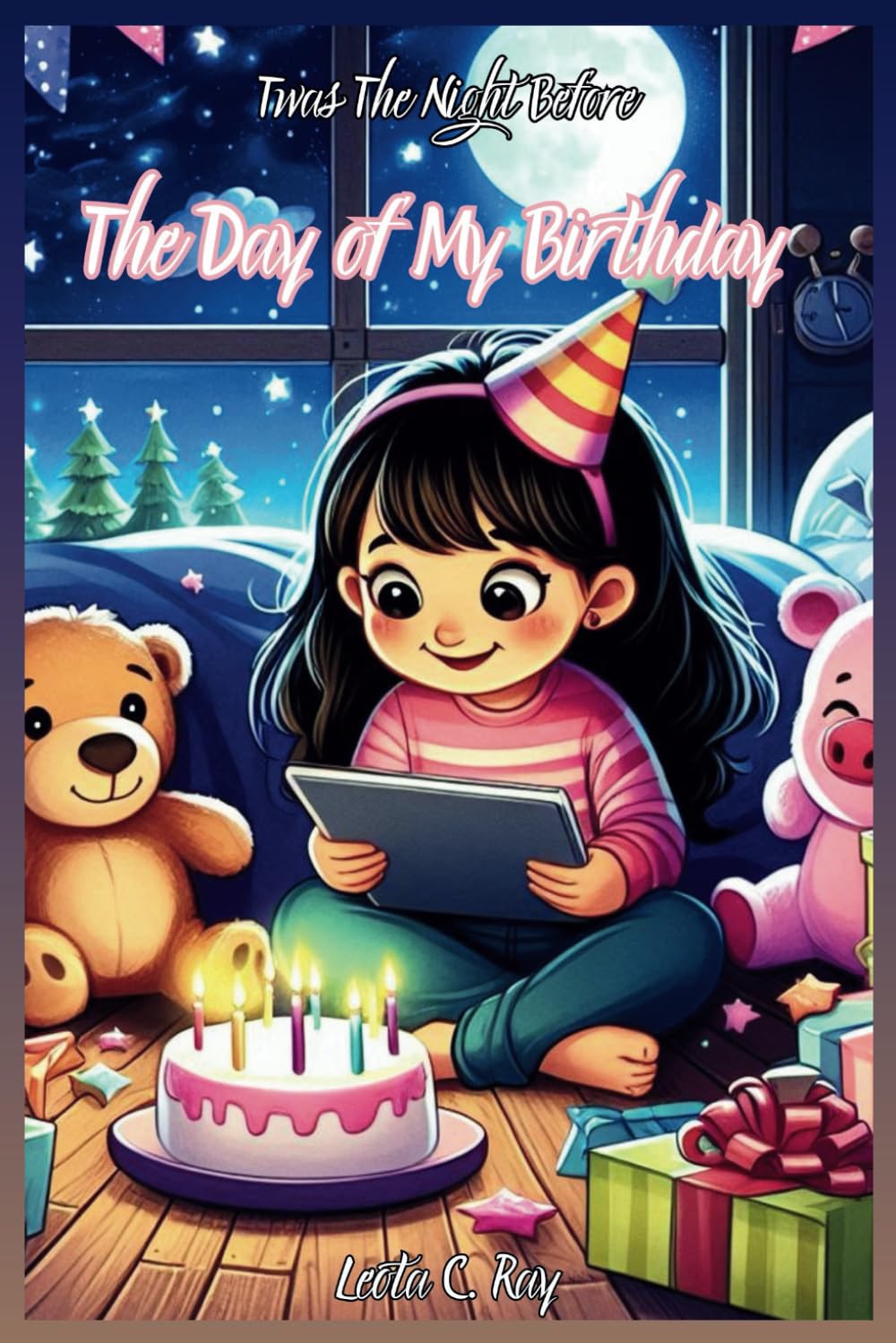 Twas the Night Before the Day of My First Birthday: A Kids Story Book