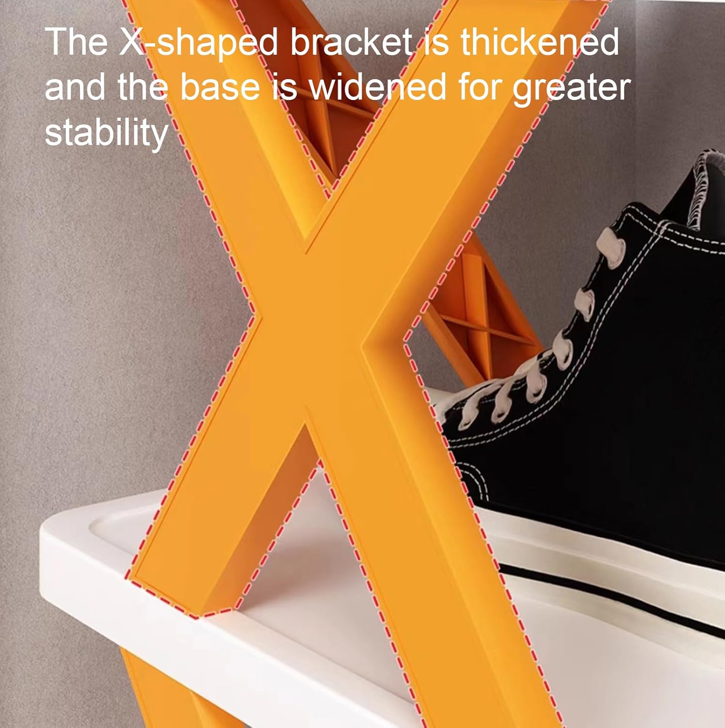 純国産DVUHYPBH(売店) 折りたたみ式の靴ラック、折りたたみ式靴ラック、折りたたみ靴ラック、靴のオーガナイザー、折りたたみ式靴貯蔵所 簡単着脱