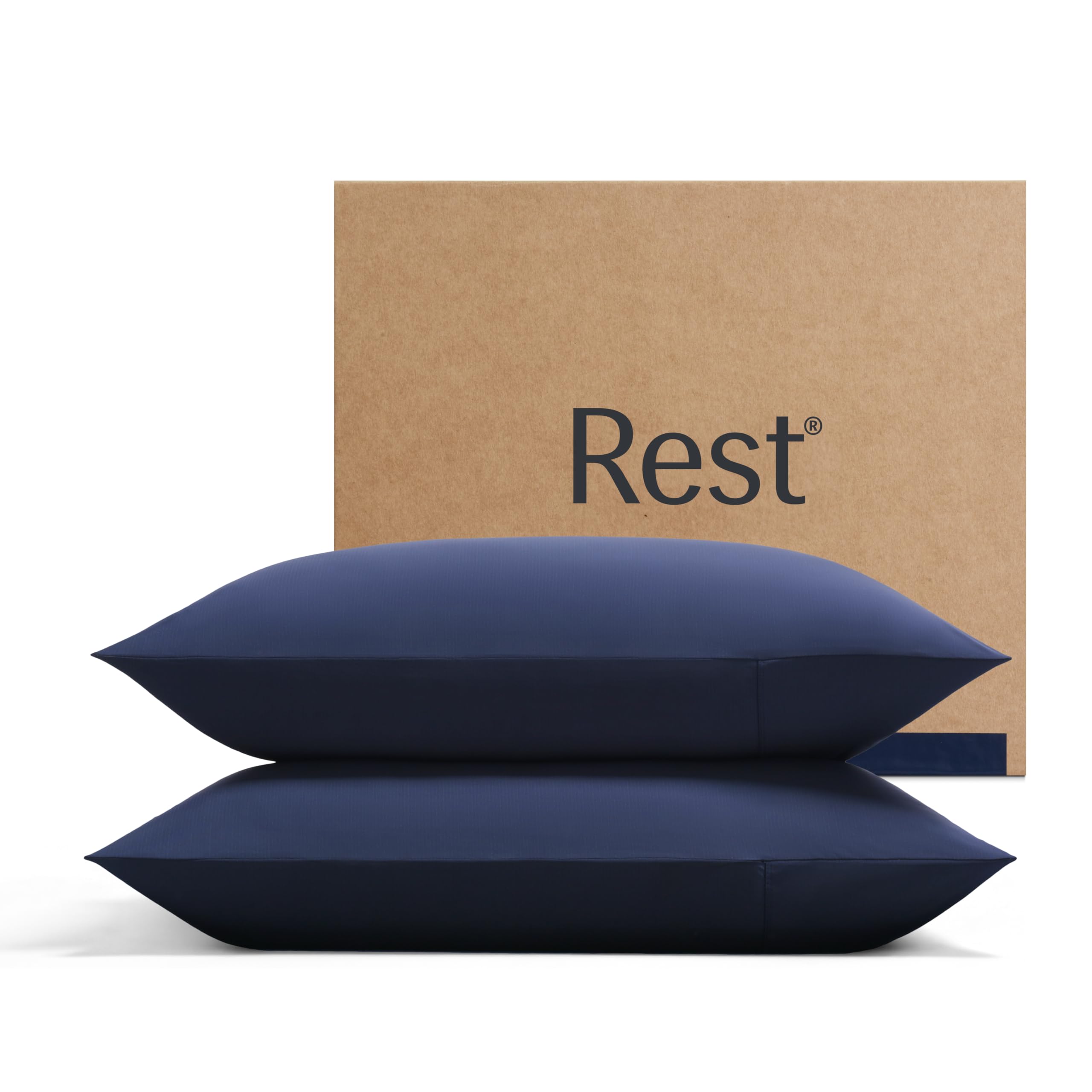 REST® Evercool®+ Cooling Pillowcases for Hot Sleepers, Standard, 2PCS