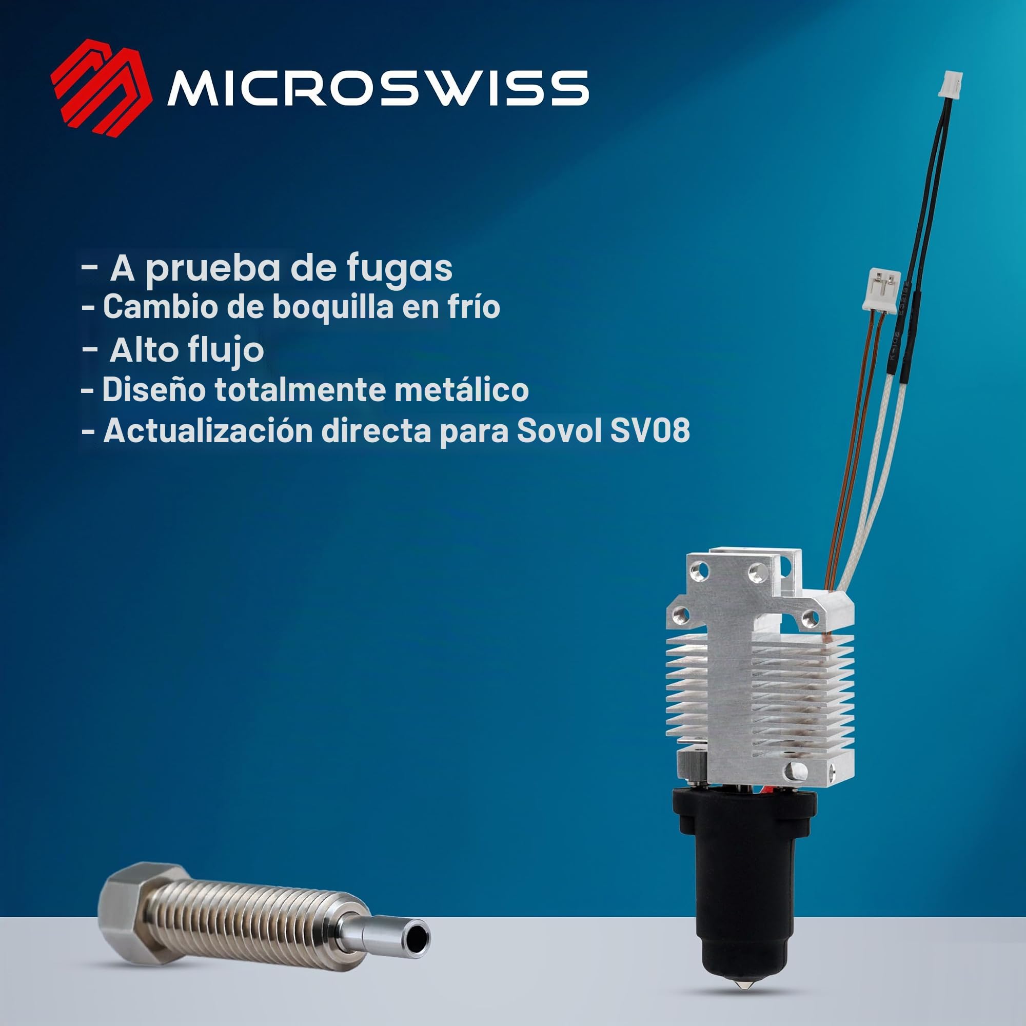 FlowTech Hotend para Sovol SV08