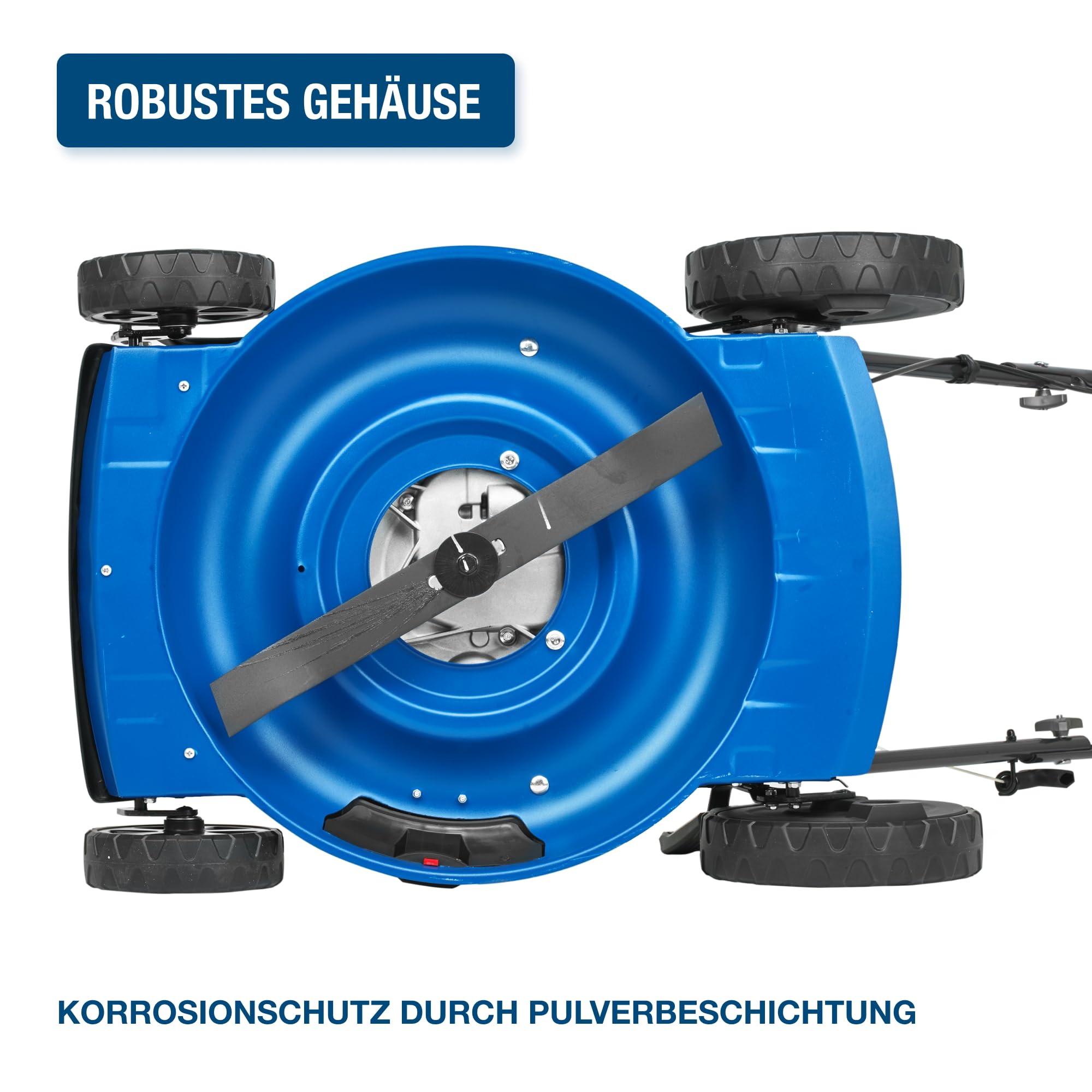 HYUNDAI Rasenmäher LM5103G M (Mulchmäher mit 51cm Schnittbreite, kraftvoller 2.9kW / 3.9PS Hyundai Motor, Mulcher)