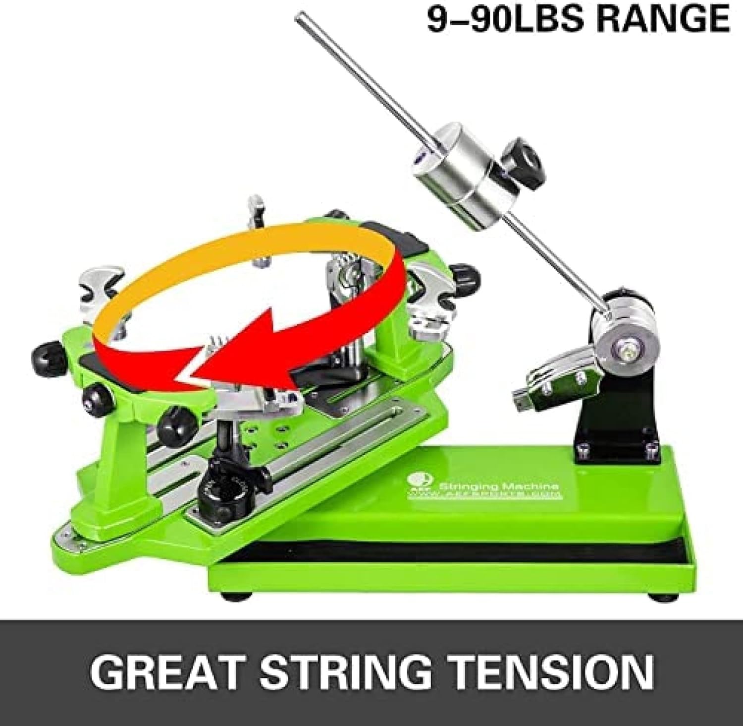 Tennis Stringing Machine, Tabletop Tennis Racket Stringing Machine Tennis Stringer Racquet Stringing Tools Crank Stringing Machine Restring Machines with Tools for Tennis Badminton,YUYANAIAI