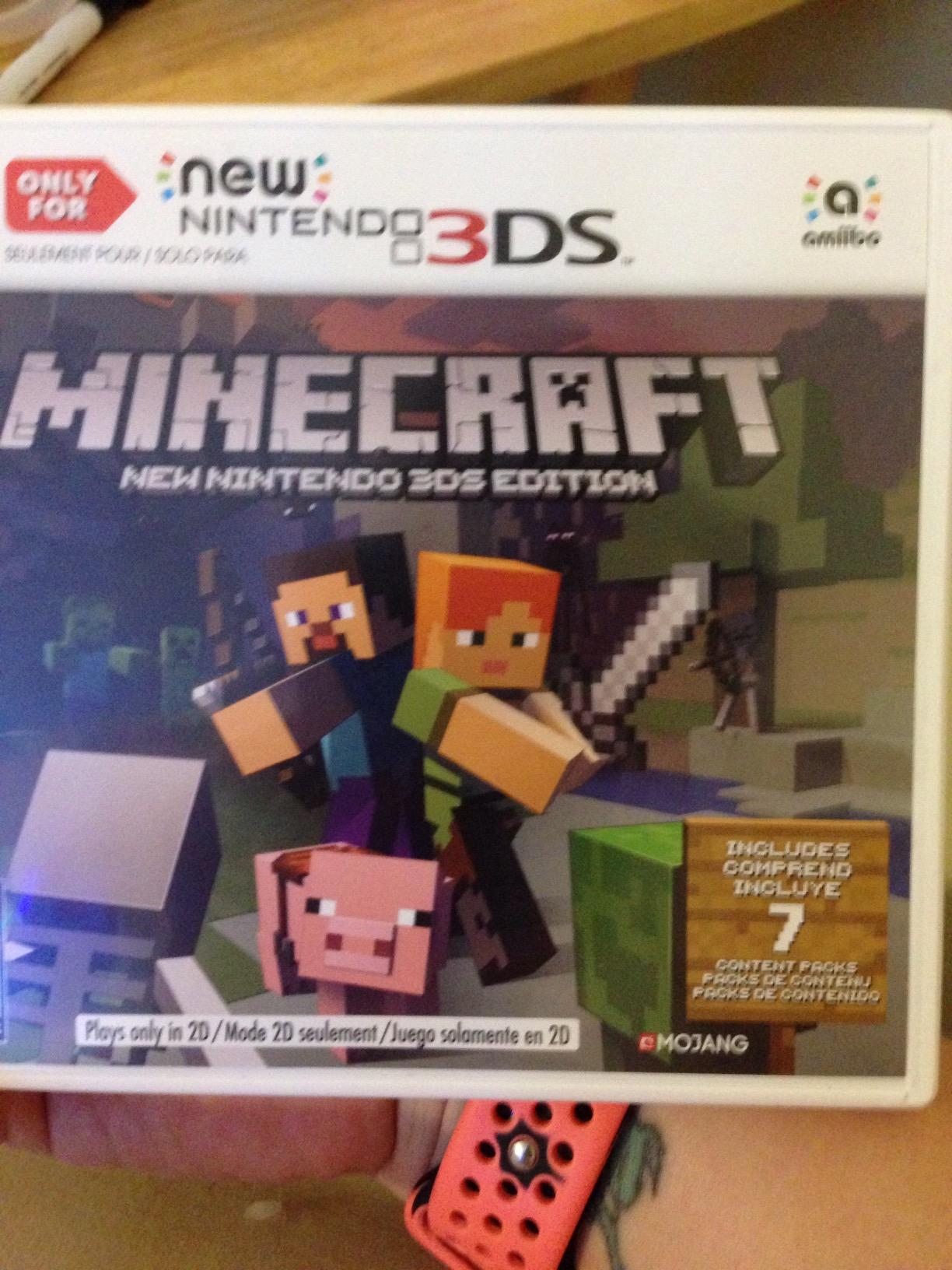 Minecraft 3ds Shell Minecraft: New Nintendo 3DS Edition - Nintendo 3DS : Amazon.co.uk: PC ...