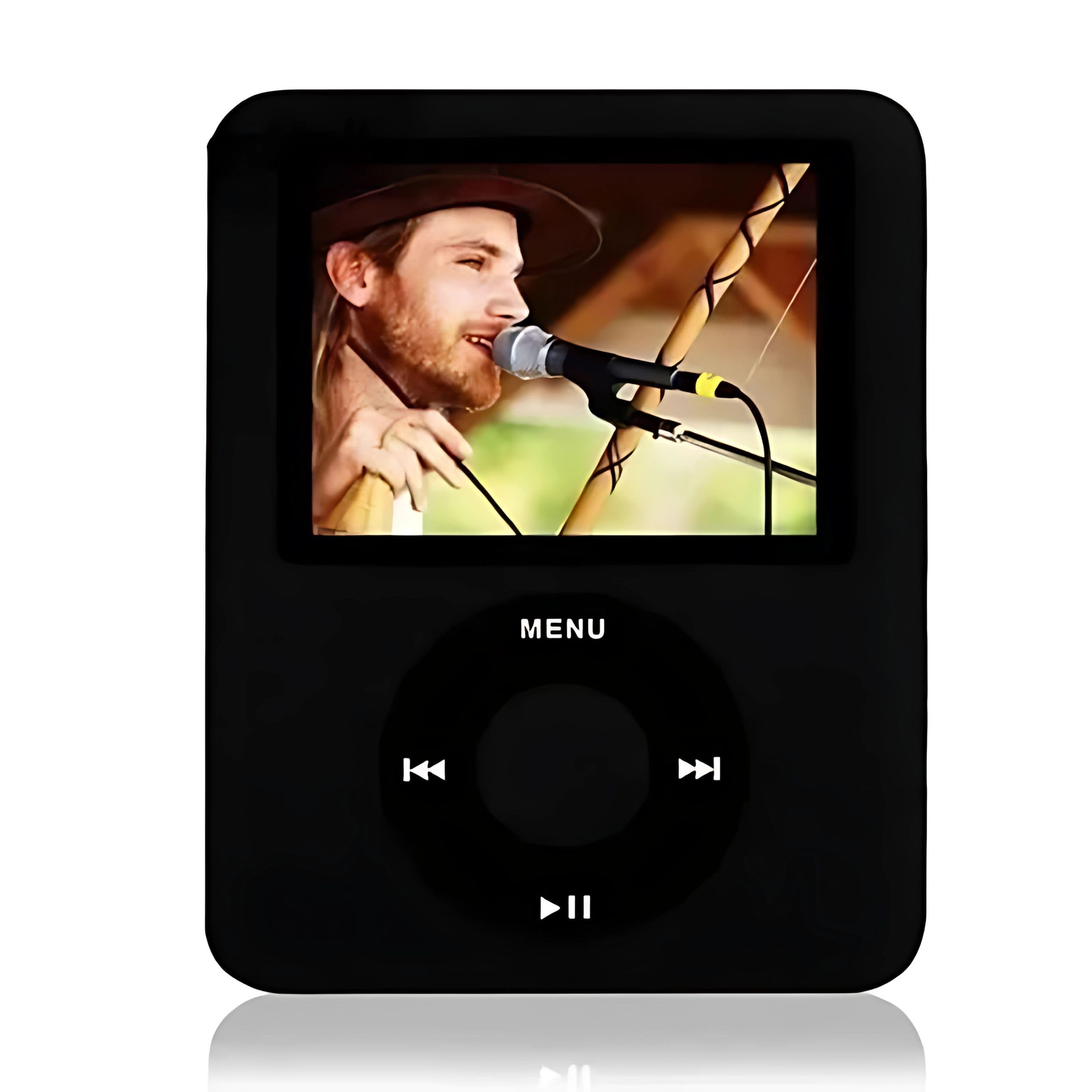 15 Years Warranty MP4 Music & Video Player with LCD Screen – Lossless Audio, Expandable up to 64GB, Compact Design & Wide Format Support (Black)
