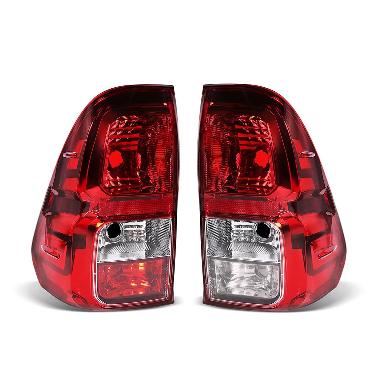 Luce retromarcia Per Toyota Per Hilux Per Revo pick-up 2015-2018 Paraurti posteriore Lampada di coda Lampadina Luci freno 12V Fanale posteriore auto Fari di stop(Giusto)