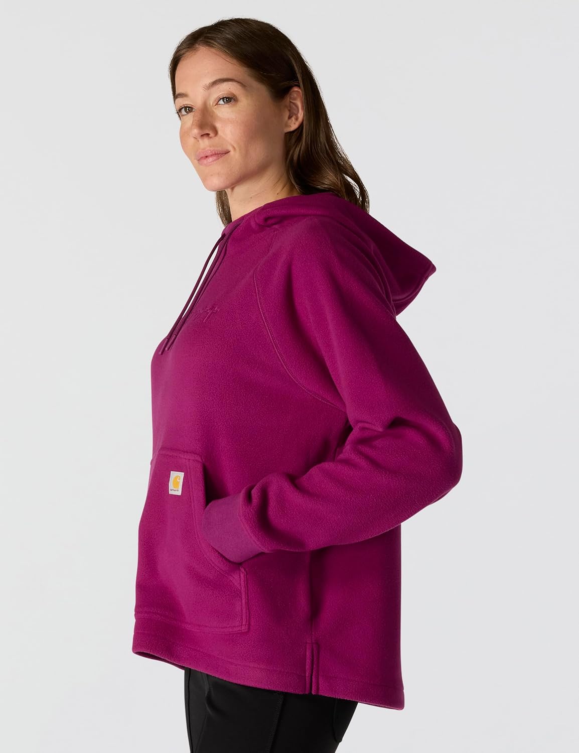 Carhartt womens Force Oversized-fit Fleece Hooded Sweatshirt - Image 2