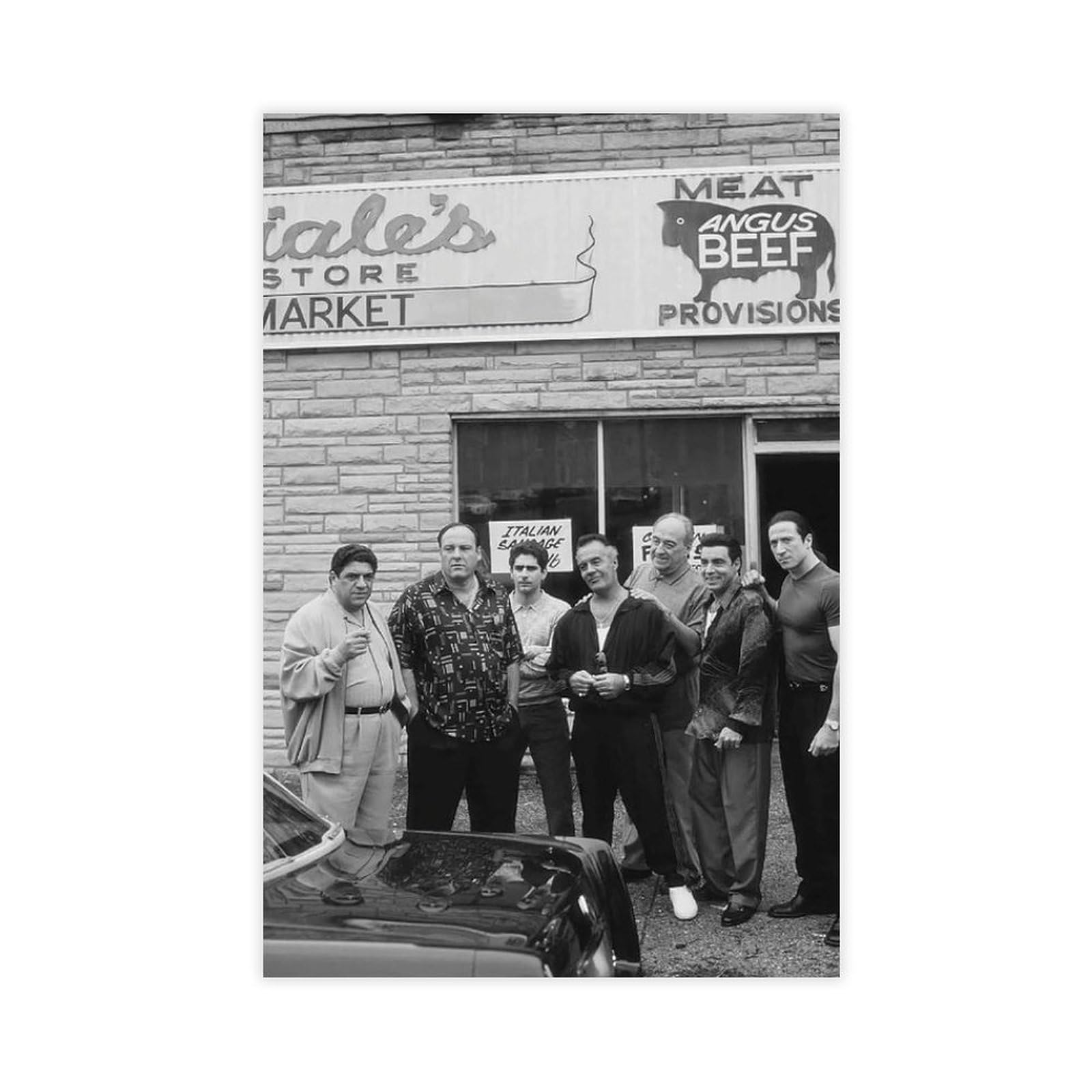 Hgklbg Unframe-Style The Sopranos Poster Canvas Poster For Home Decor Gift