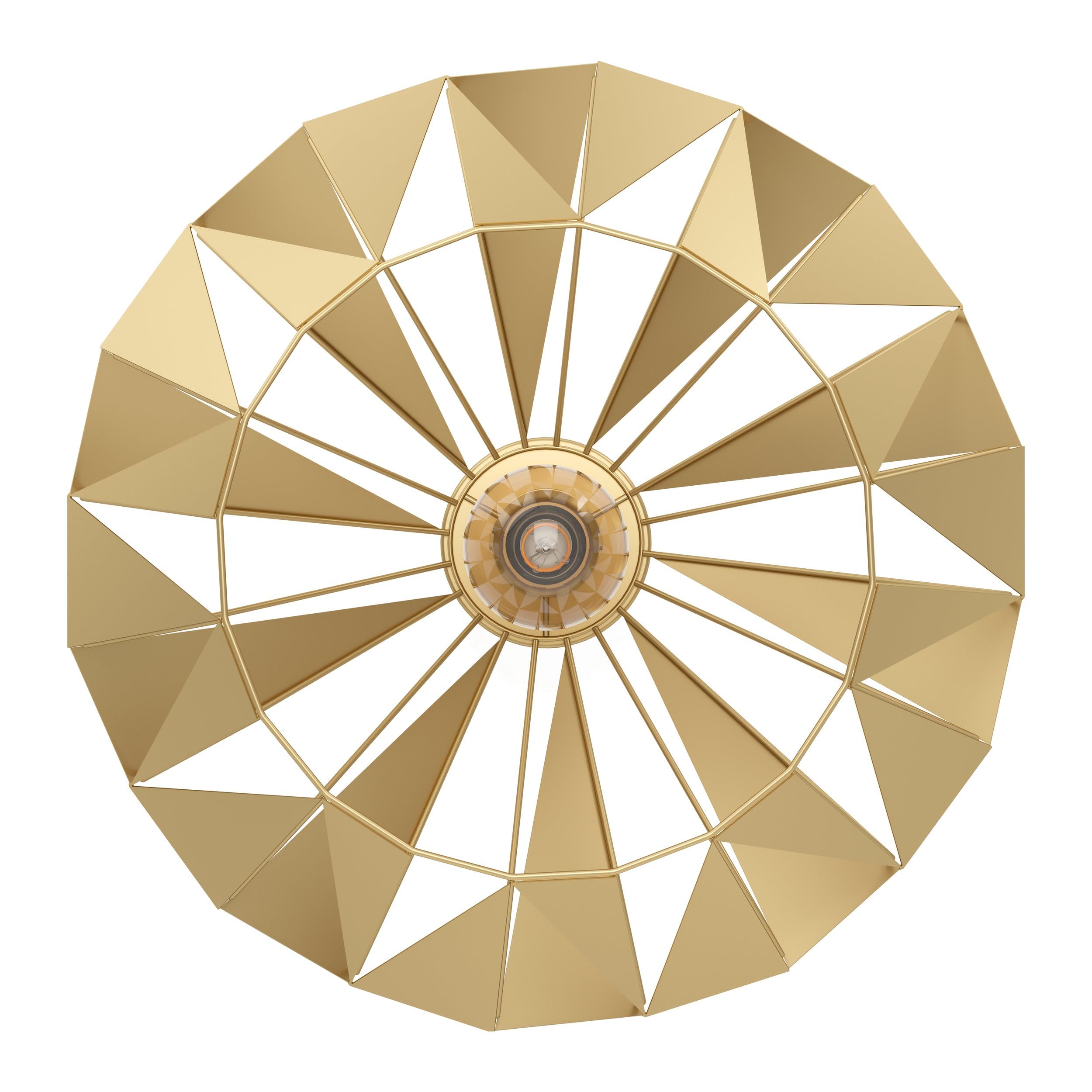 Eglo Carlton Lámpara de techo, diseño retro, lámpara | para salón estilo vintage de metal dorado, lámpara para pasillo, con casquillo E27