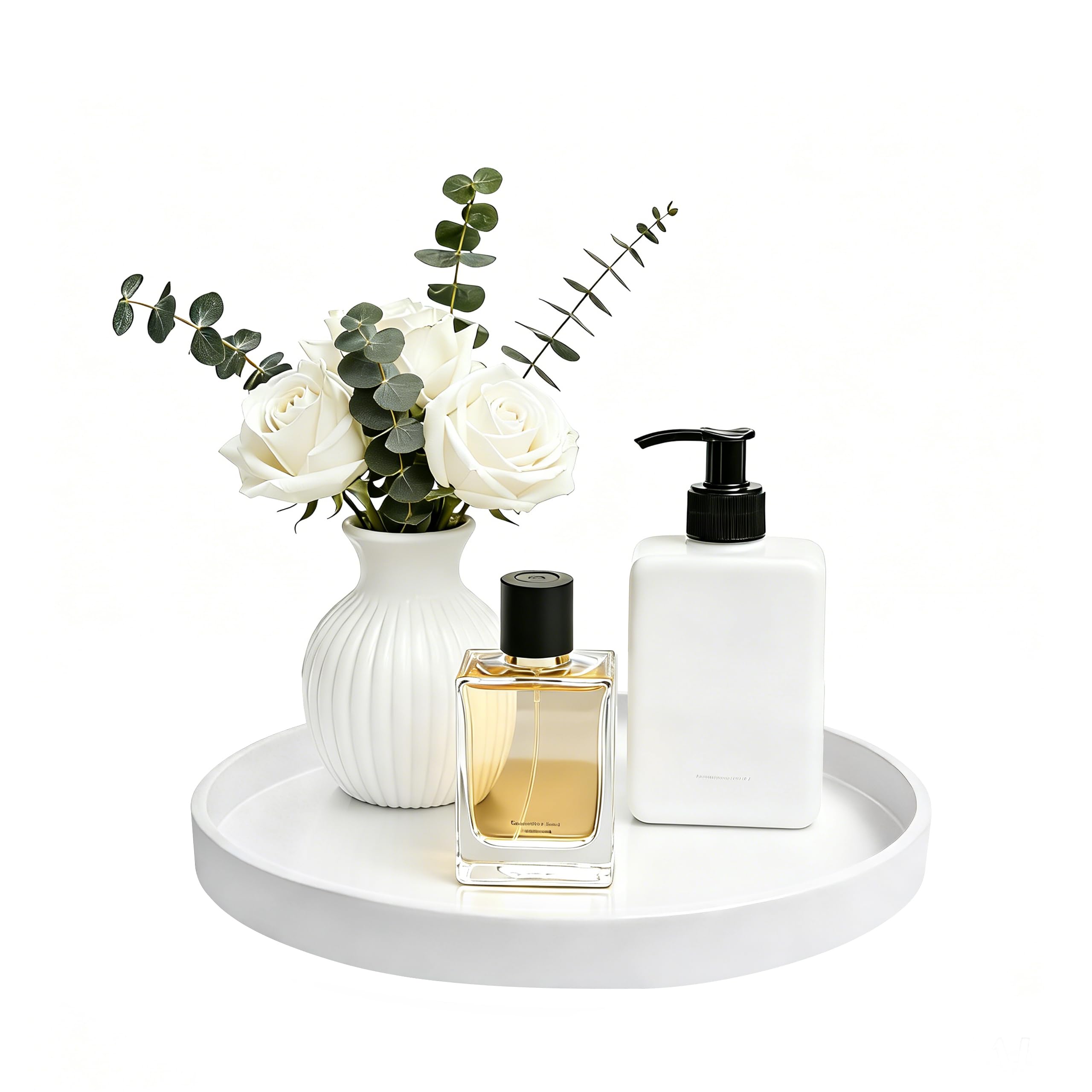 Organisateur de comptoir de salle de bain déco de table basse pour clés et bougies