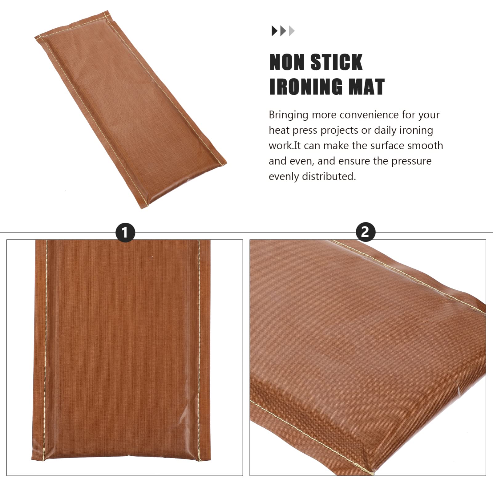 EXCEART 5 Piezas Almohada De Prensa De Calor De Teflón Mini Mesa De Hierro Estera De Calor De La Almohada Alfombrilla De Vinilo para Planchar Almohadilla De Presión Antiadherente