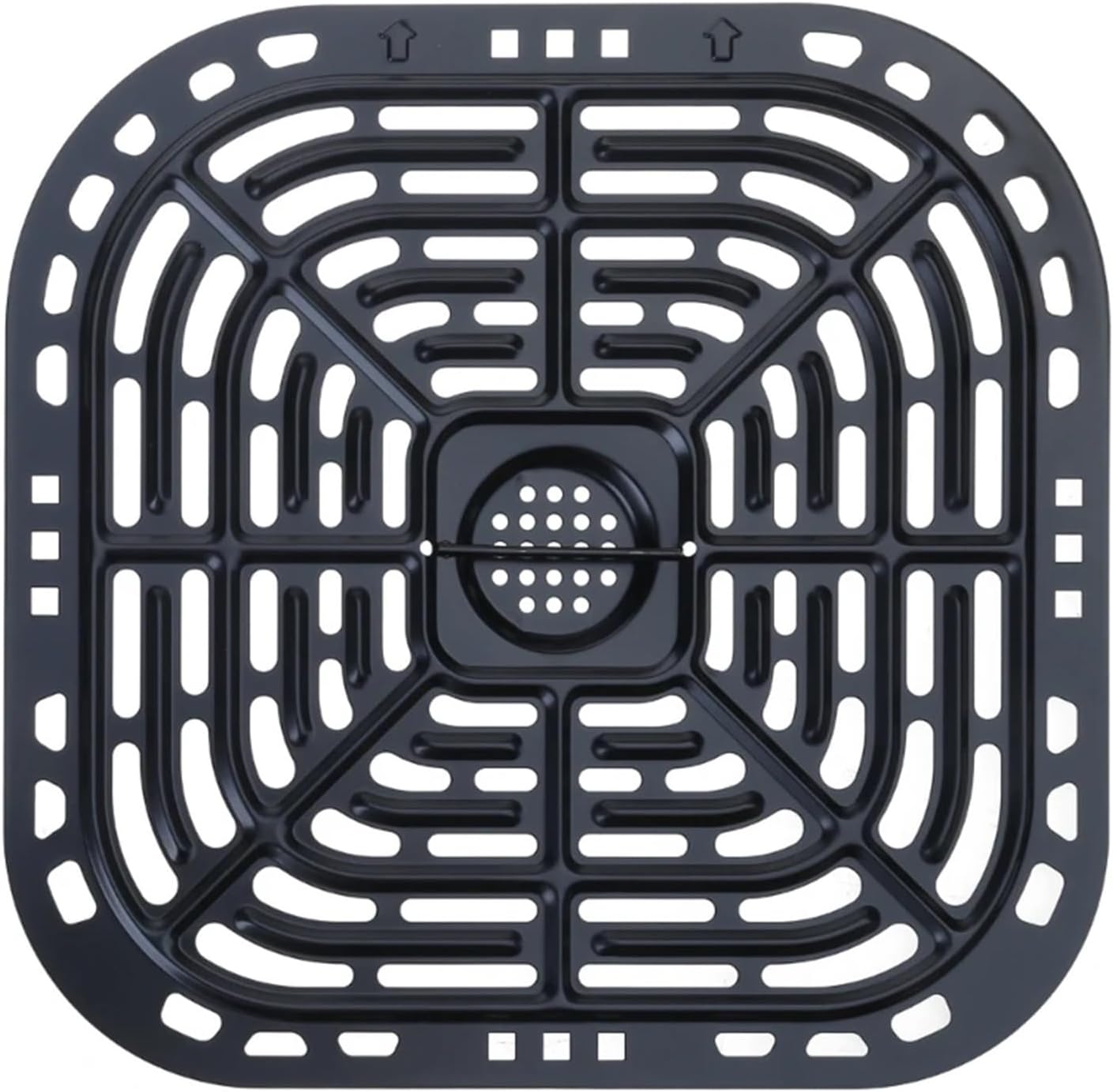 2 PCS Air Fryer Replacement Tray Air Fryer Accessories Part Grill Pan Crisper Plate,Compatible For Instants Vortex 6QT Air Fryers
