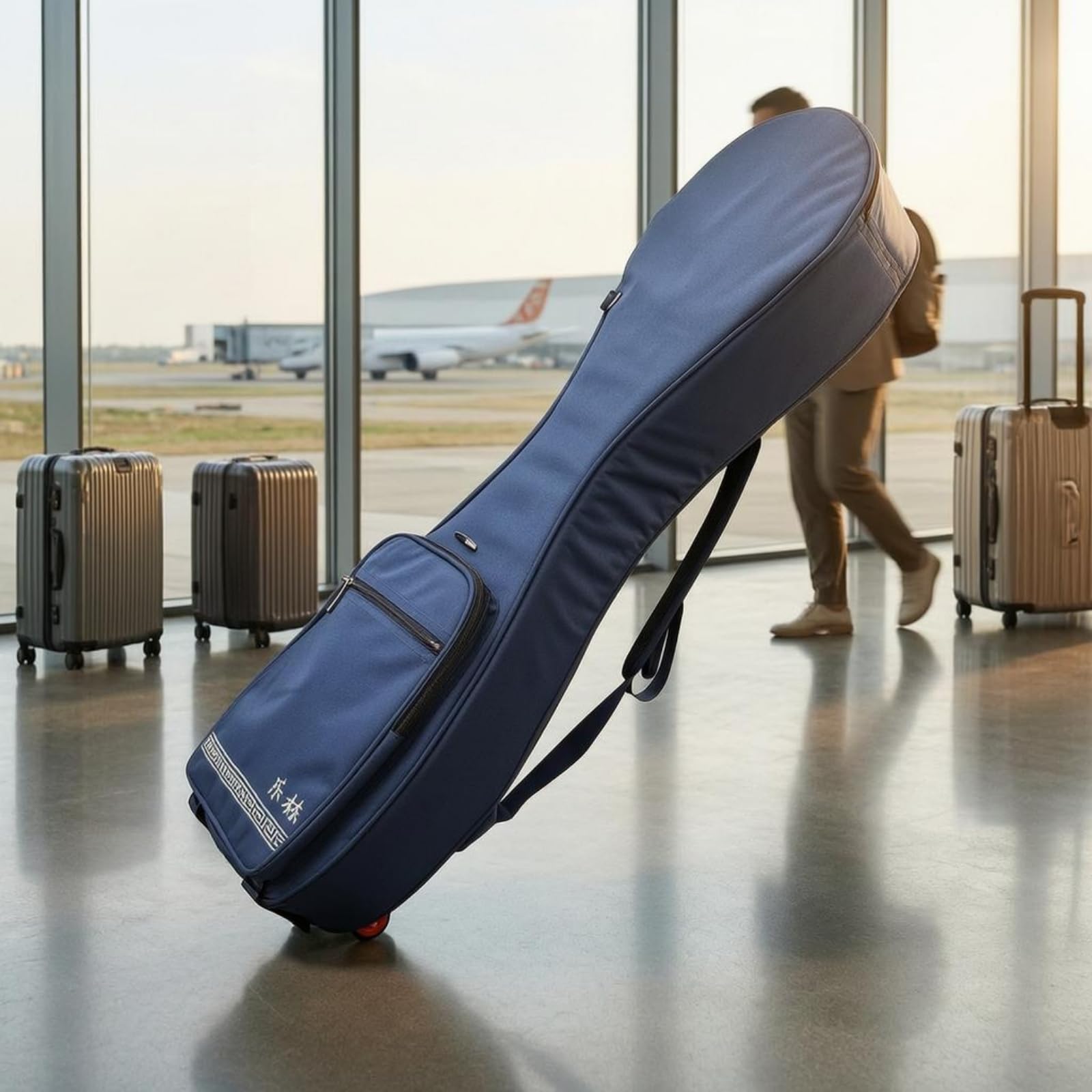 Gralara Transporttasche mit Rollen Transporttasche Schutzdesign Instrumententasche für Transport