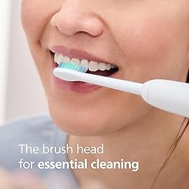 Philips Sonicare C1 SimplyClean - Genuine Replacement Electric Toothbrush Heads, White, 4 Pack One Year Supply, HX6014/65