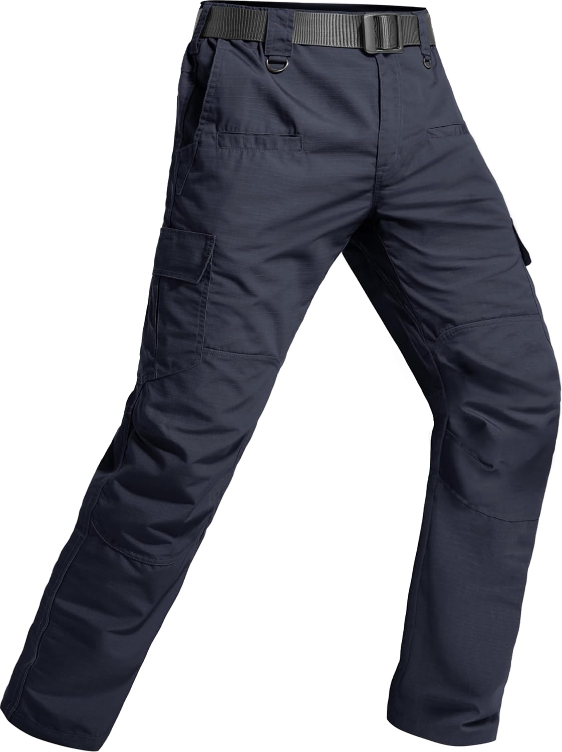 Men's Tactical Pants Water Resistant Ripstop Cargo Pants Outdoor Lightweight EDC Hiking Work Construction Pants