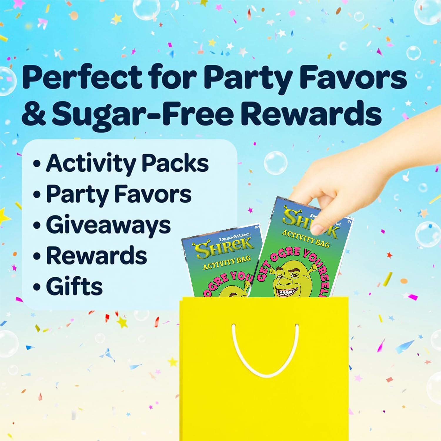 Shrek Party Favors for Kids Bundle - 8 Pc Mini Activity Packs image 5