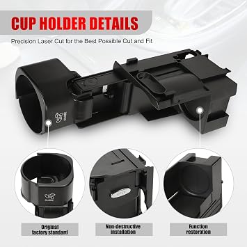 Effitnee Car Centre Console Cup Holder for E Class W211 S211 CLS C219 A2116800014 B66920118