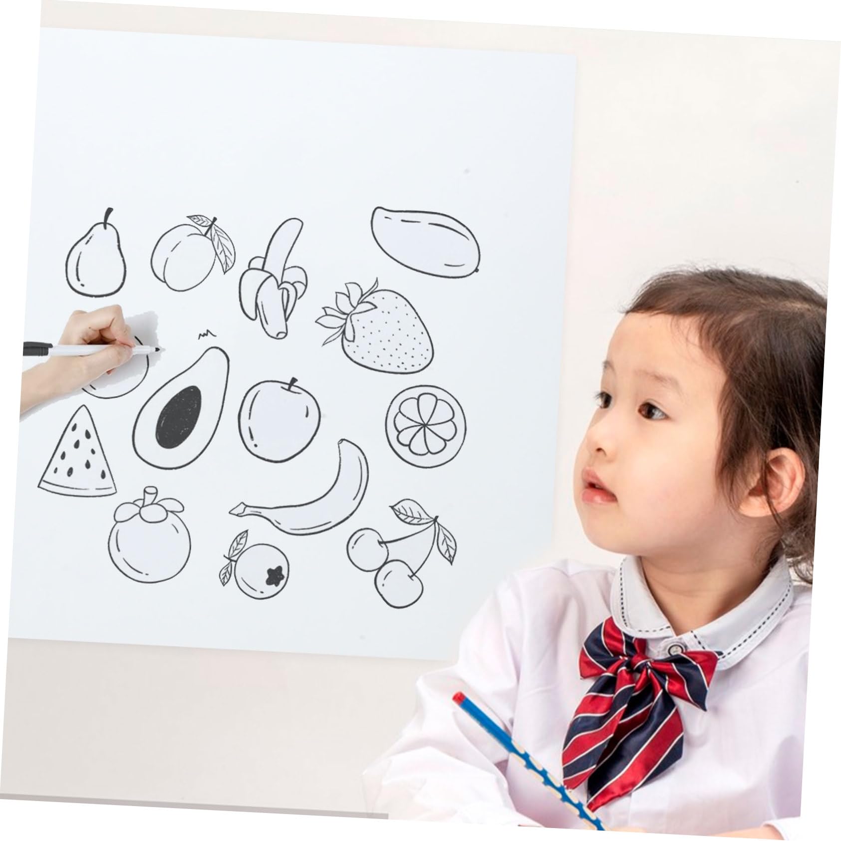4sätze Erasable Whiteboard Sticker Für Wände Abwischbare Wandfolie Für Kinderzimmer Leicht Entfernbar Und Wiederverwendbar Für Schreiben Und Zeichnen