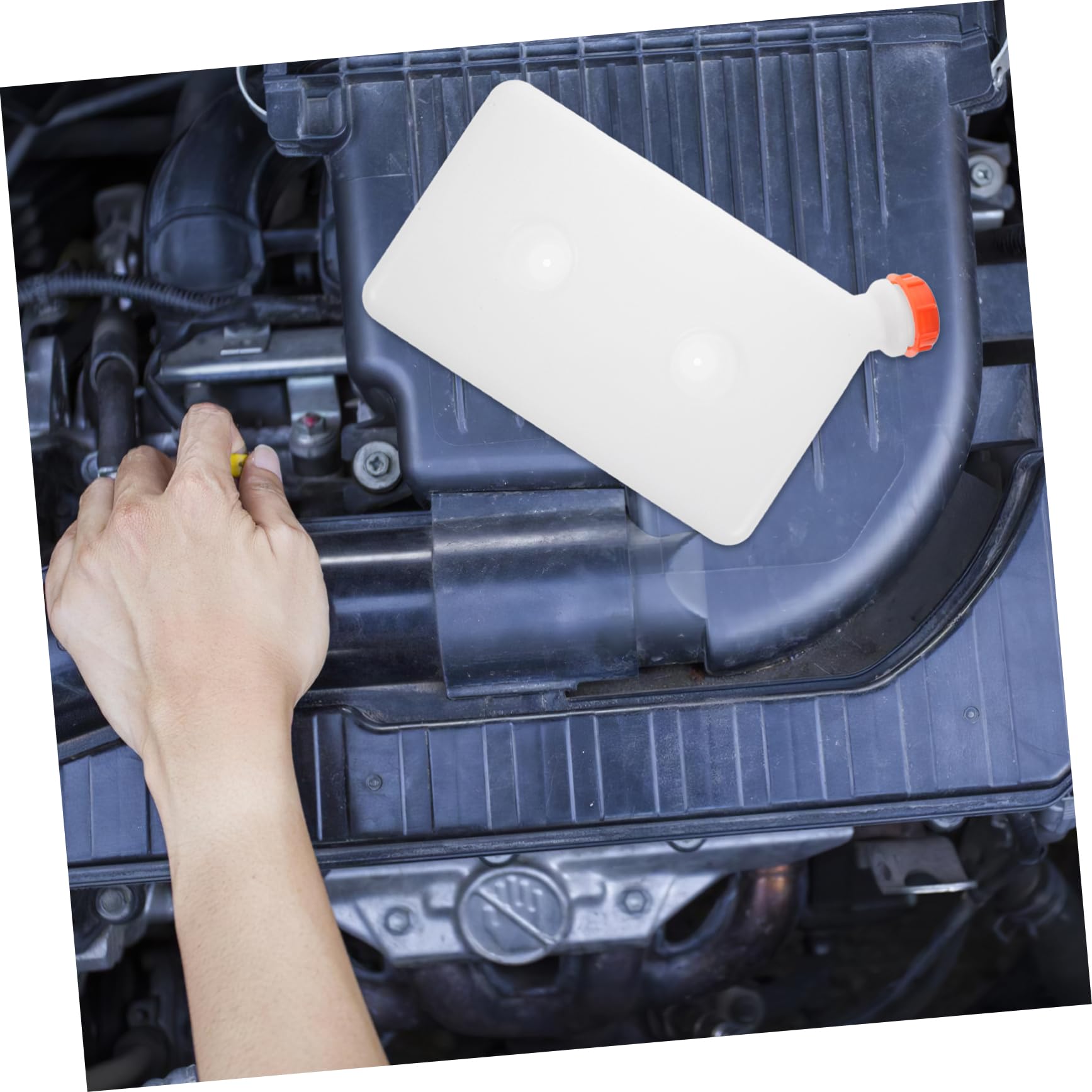 Depósito de Combustible 8 L Abs con Boquilla Angular y Dos Orificios